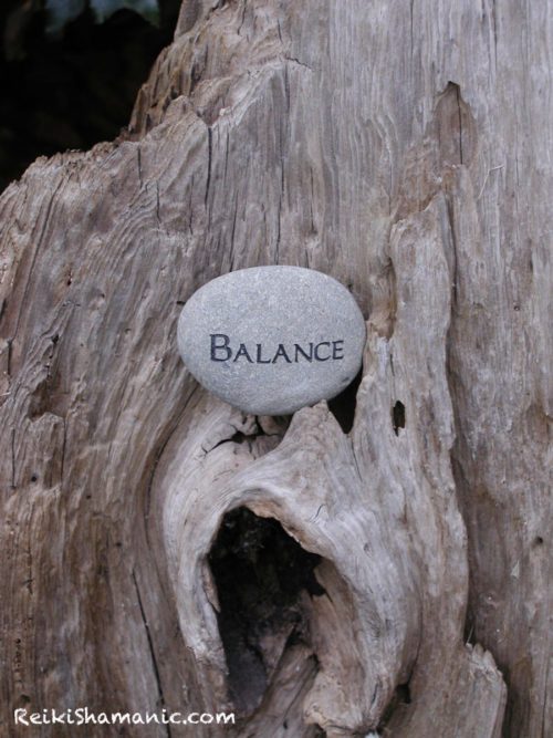 Driftwood And Stone Balance ©Rose De Dan ReikiShamanic.com