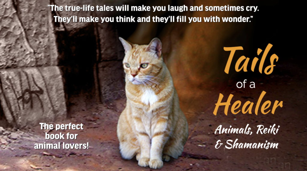 Tails of a Healer Animals Reiki and Shamanism, the perfect book for animal lovers, true stories of animal communication.