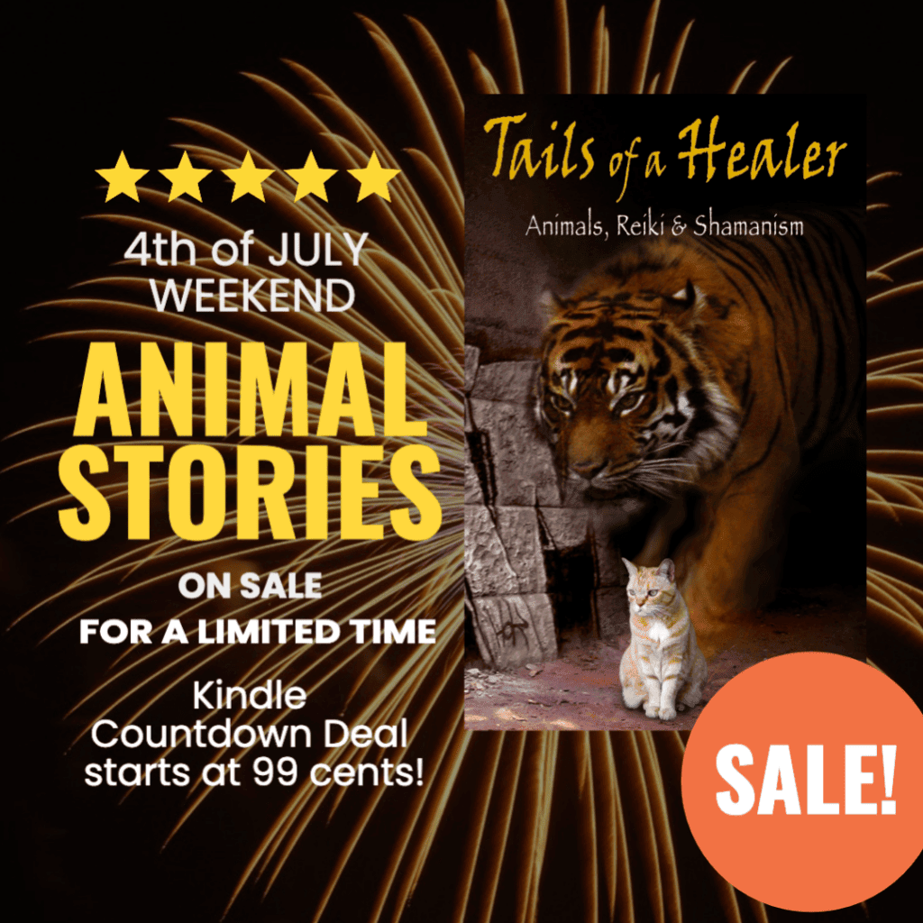Book Tails Of A Healer 4th Of July Sale, Stories For Animal Lovers And Energy Healers